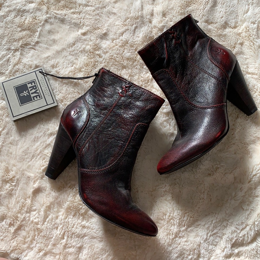 Frye “Regina” heel bootie